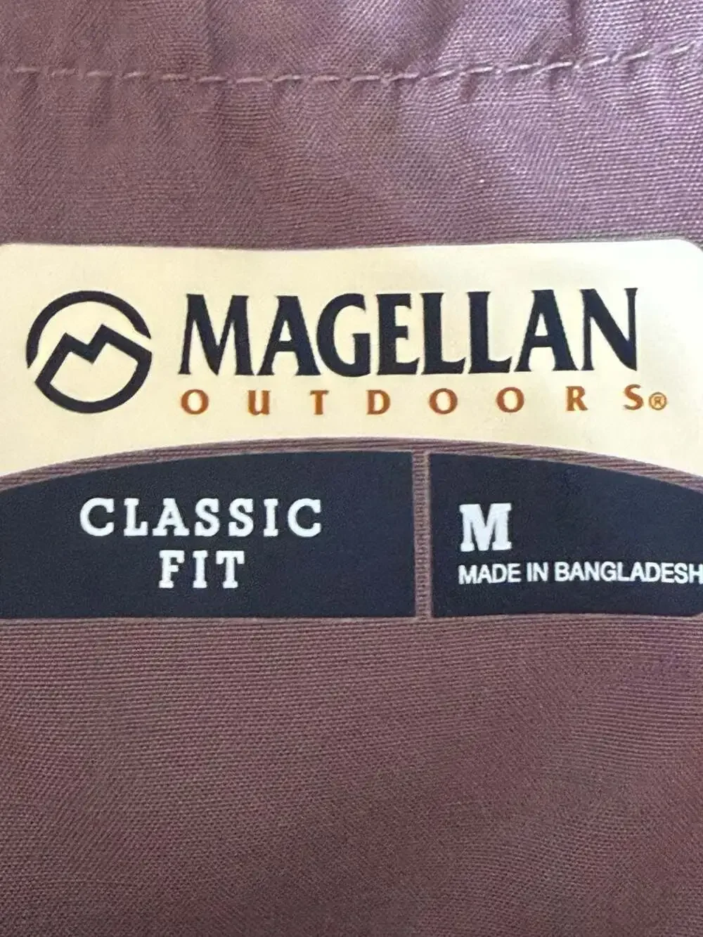 Magellan Outdoors Classic Fit Utility Shorts Size M Mauve